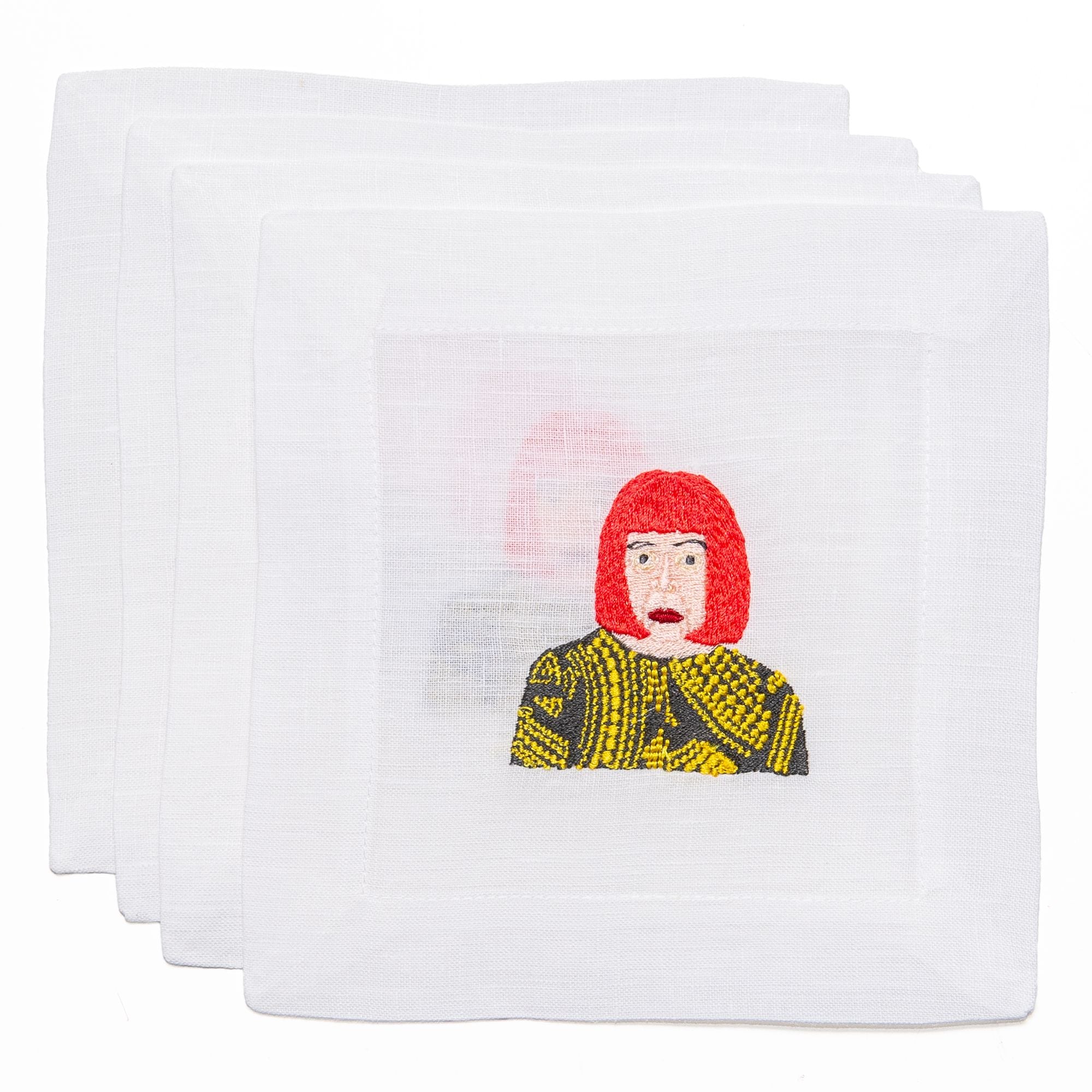 Yayoi Kusama, Cocktail Napkins, from Lettermade