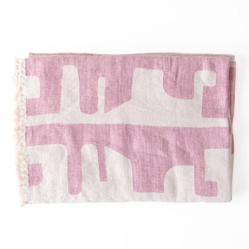 Waters Throw in Pink, from Uniq'uity