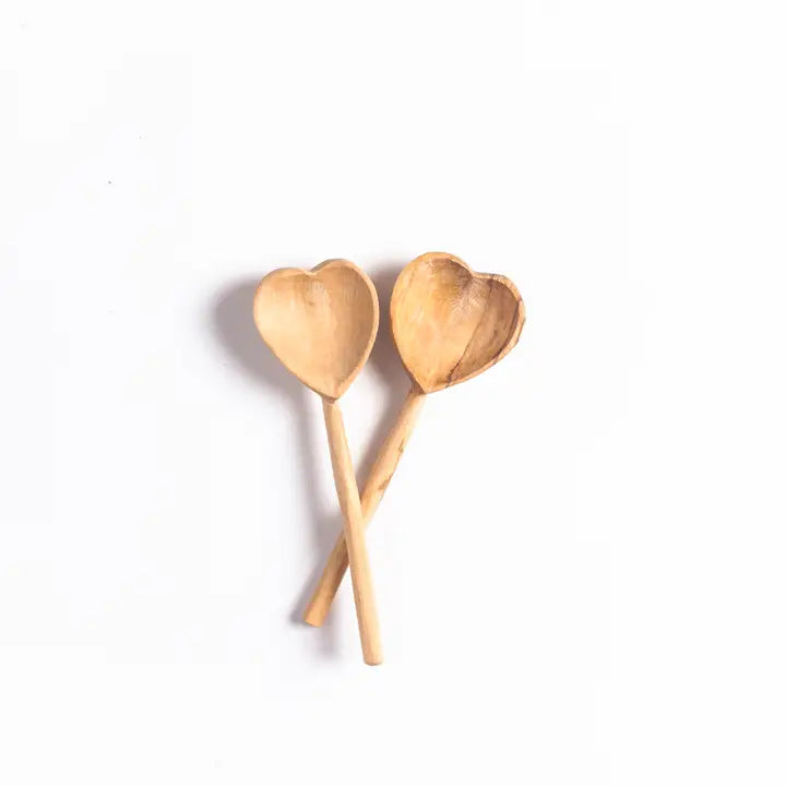 Olivewood Heart Spoon Set, from Creative Women