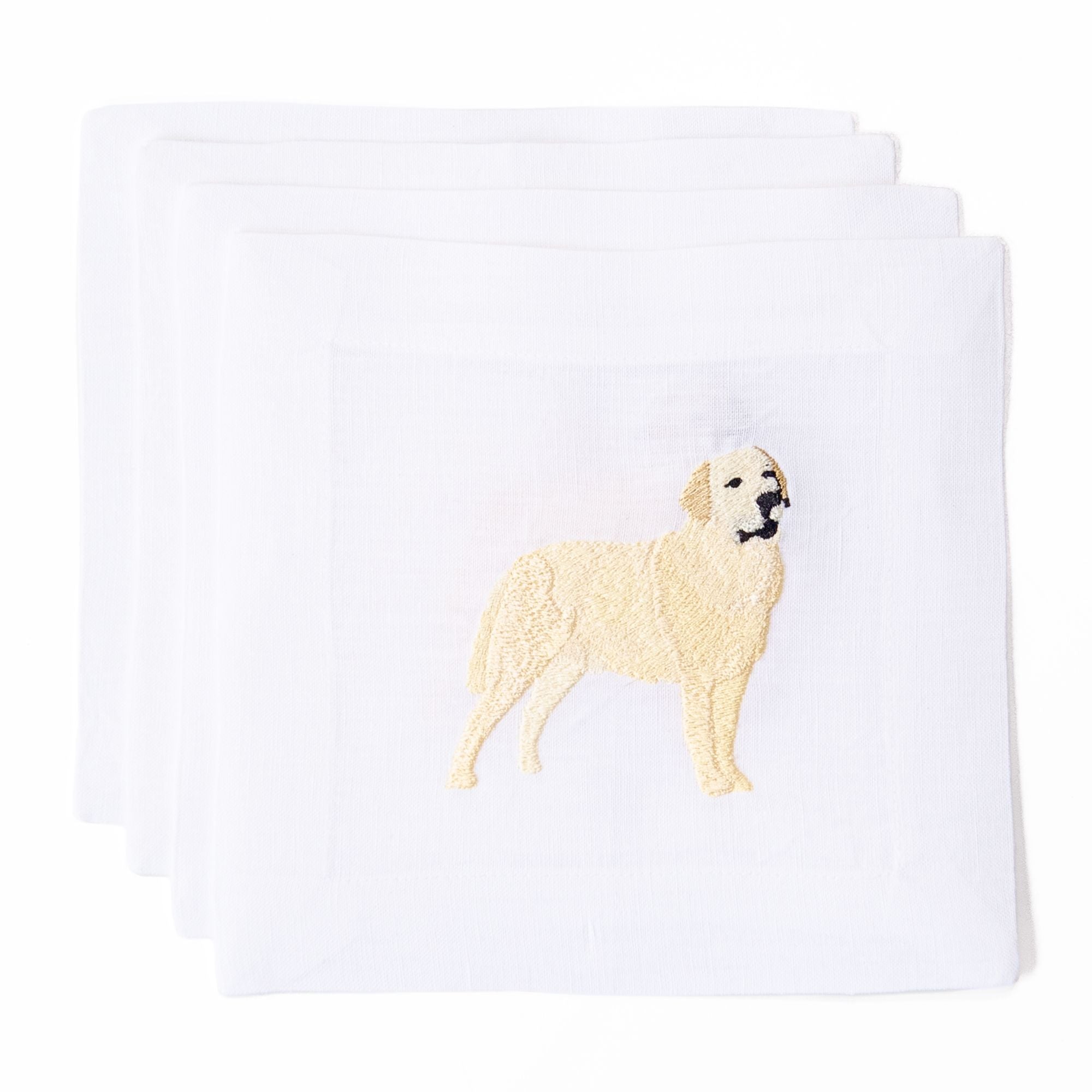 Yellow Lab Cocktail Napkins, from Lettermade