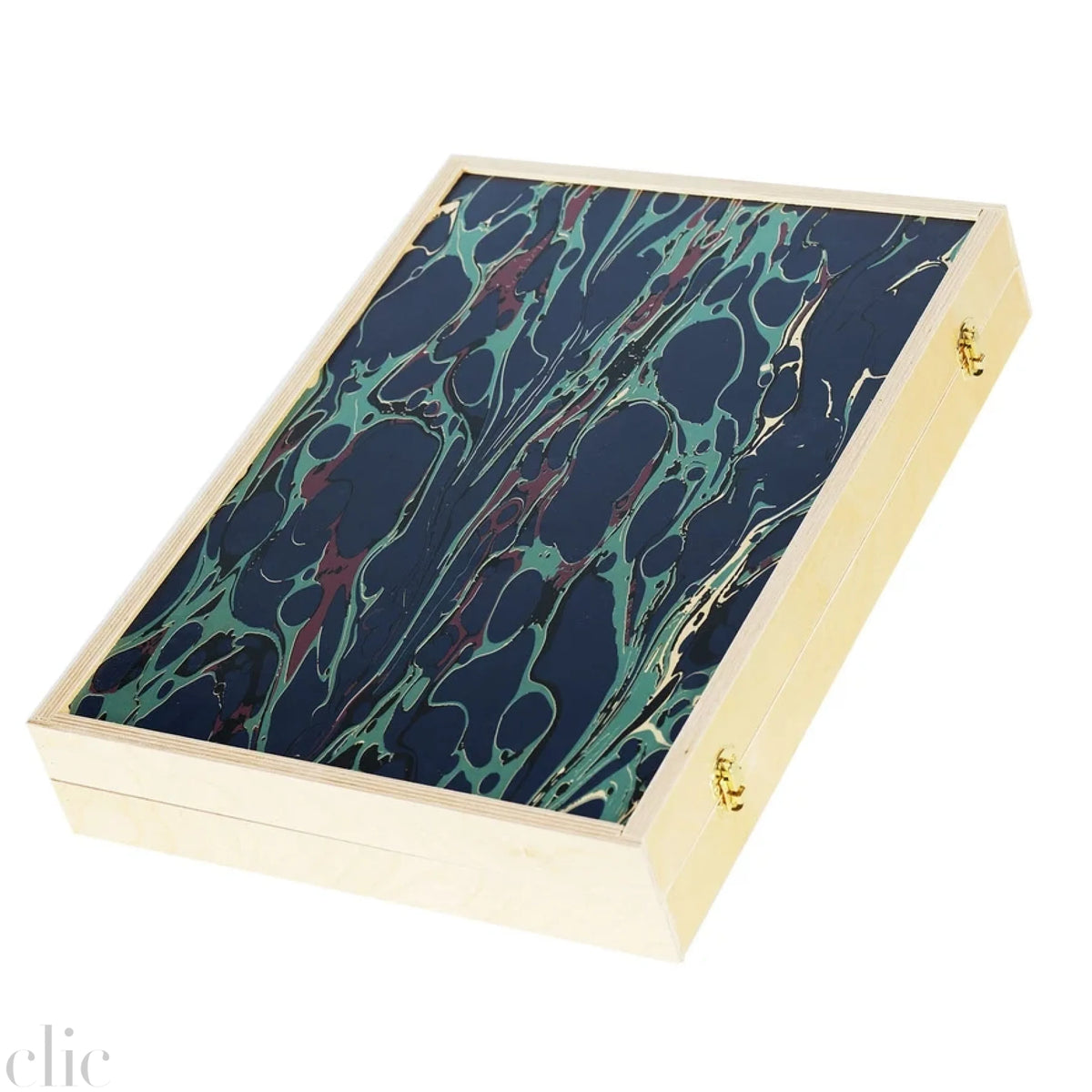 Olio Azure Tabletop Backgammon Set, from Wolfum