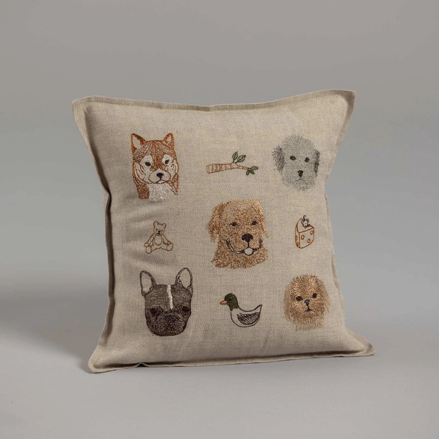 Charming Canines Pillow, from Coral & Tusk