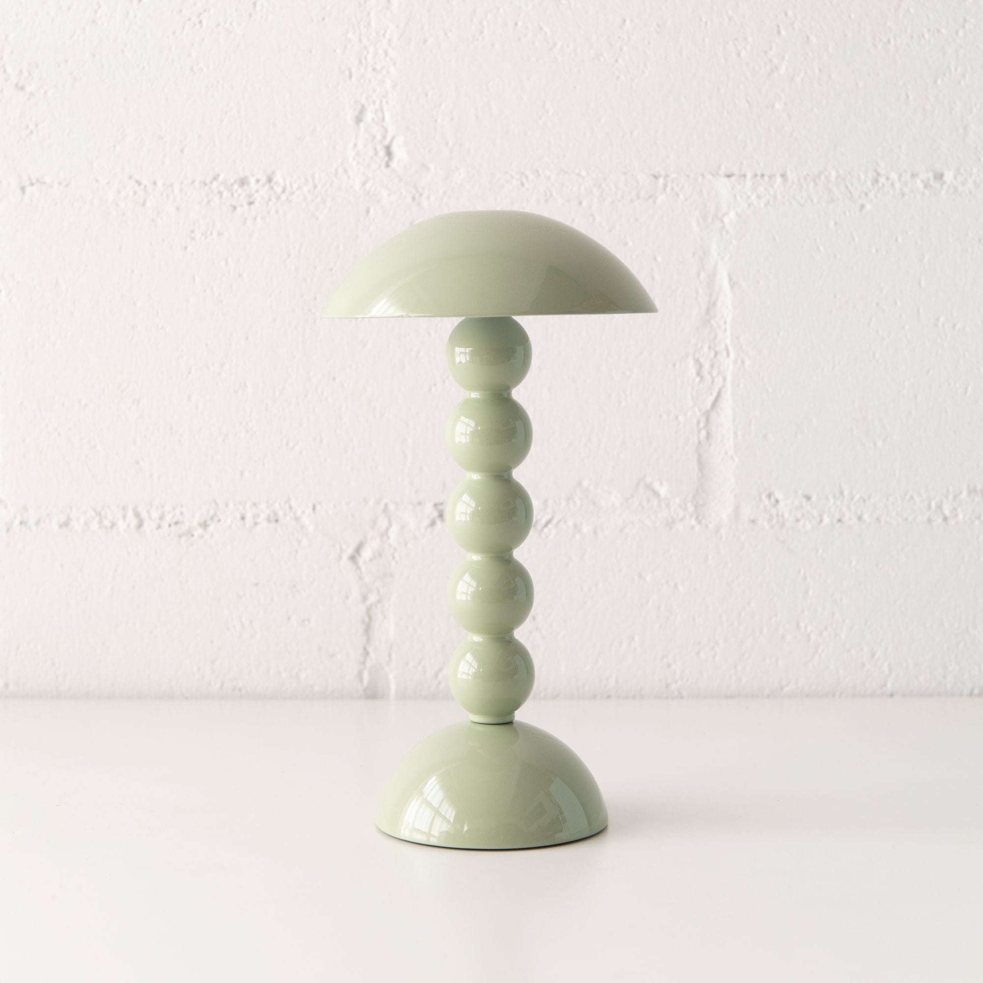 Bobbin LED Lamp in Sage, from Addison Ross