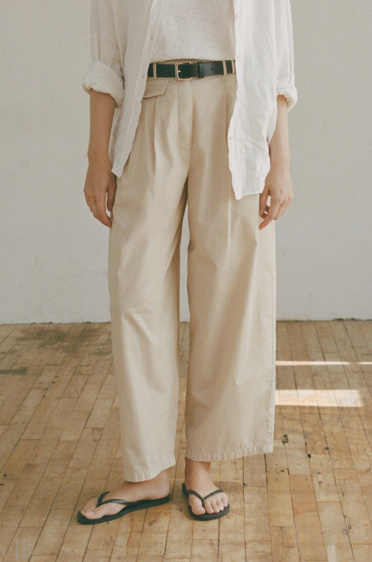 Summer Chino Pant in Beige, from Shaina Mote