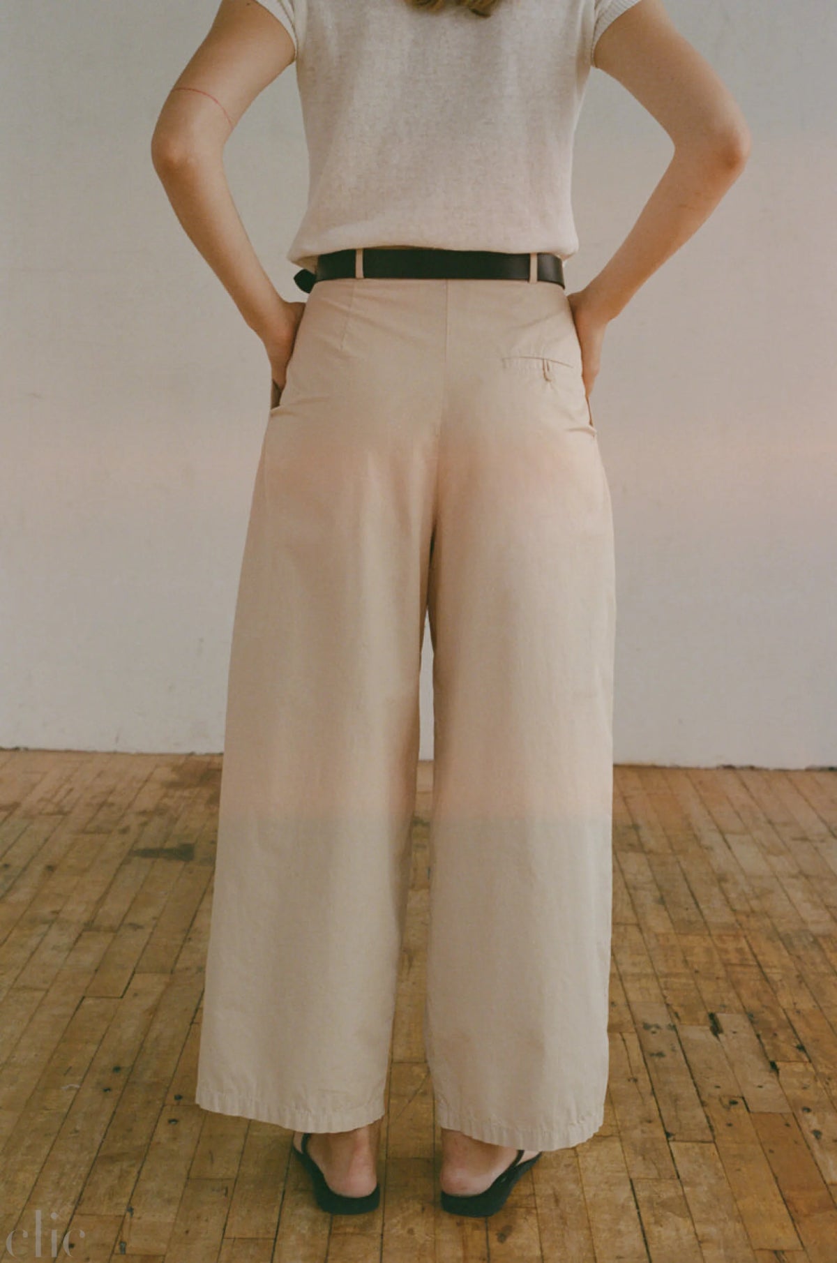 Summer Chino Pant in Beige, from Shaina Mote