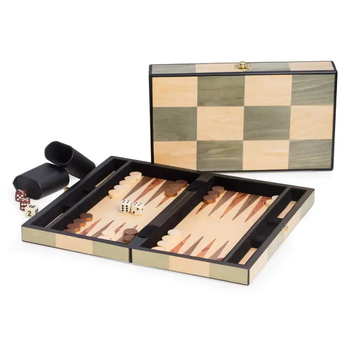 Wood Backgammon Set, from BeyBerk International
