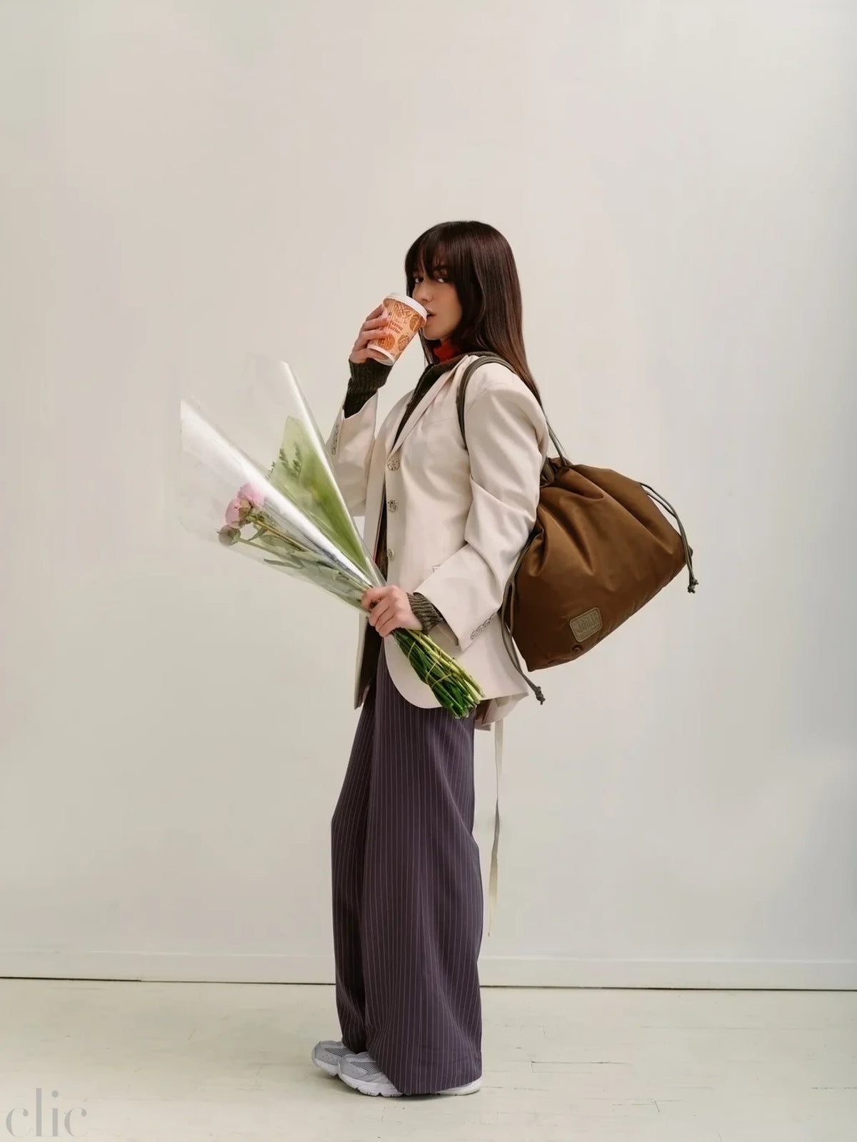 Puffy Tote in Hazel, from Jorja
