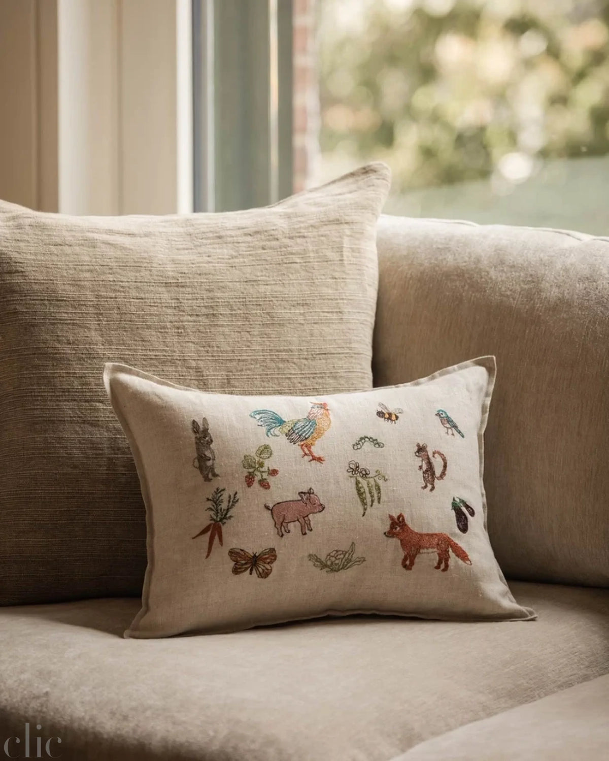 Garden Gathering Pillow, from Coral & Tusk