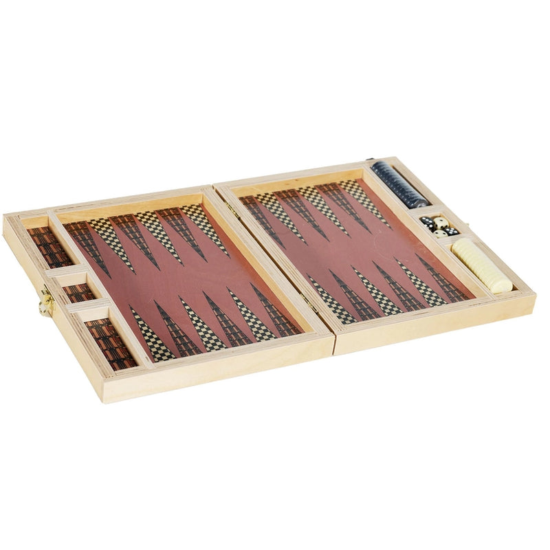 Ruby Rose Travel Backgammon Set, from Wolfum