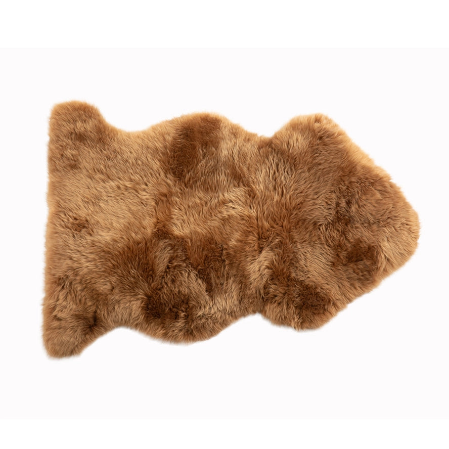 Long Wool Sheepskin in Gold, from Auskin