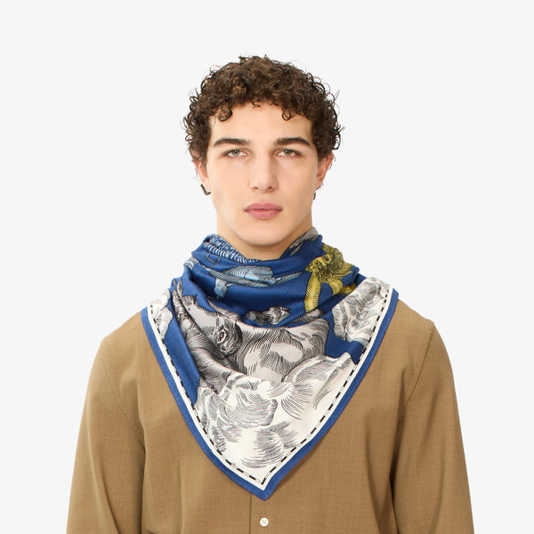 Carre Astrology Scarf, from Inoui Editions