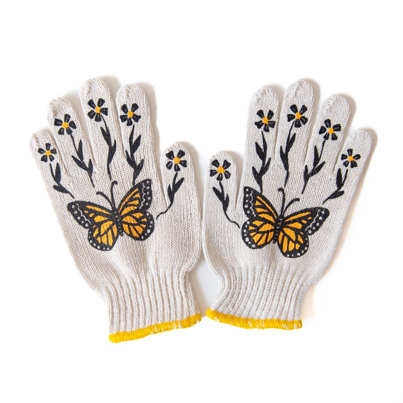 Monarch Butterfly Gardening Gloves, from My Little Belleville