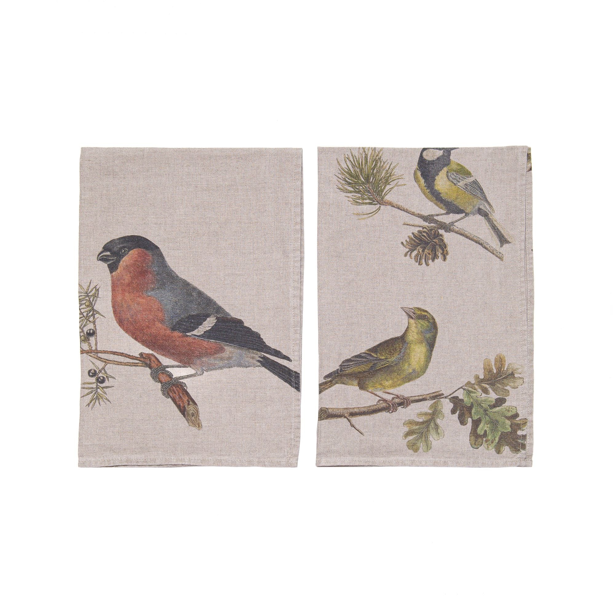 Small Bird Kitchen Towels, from Linoroom