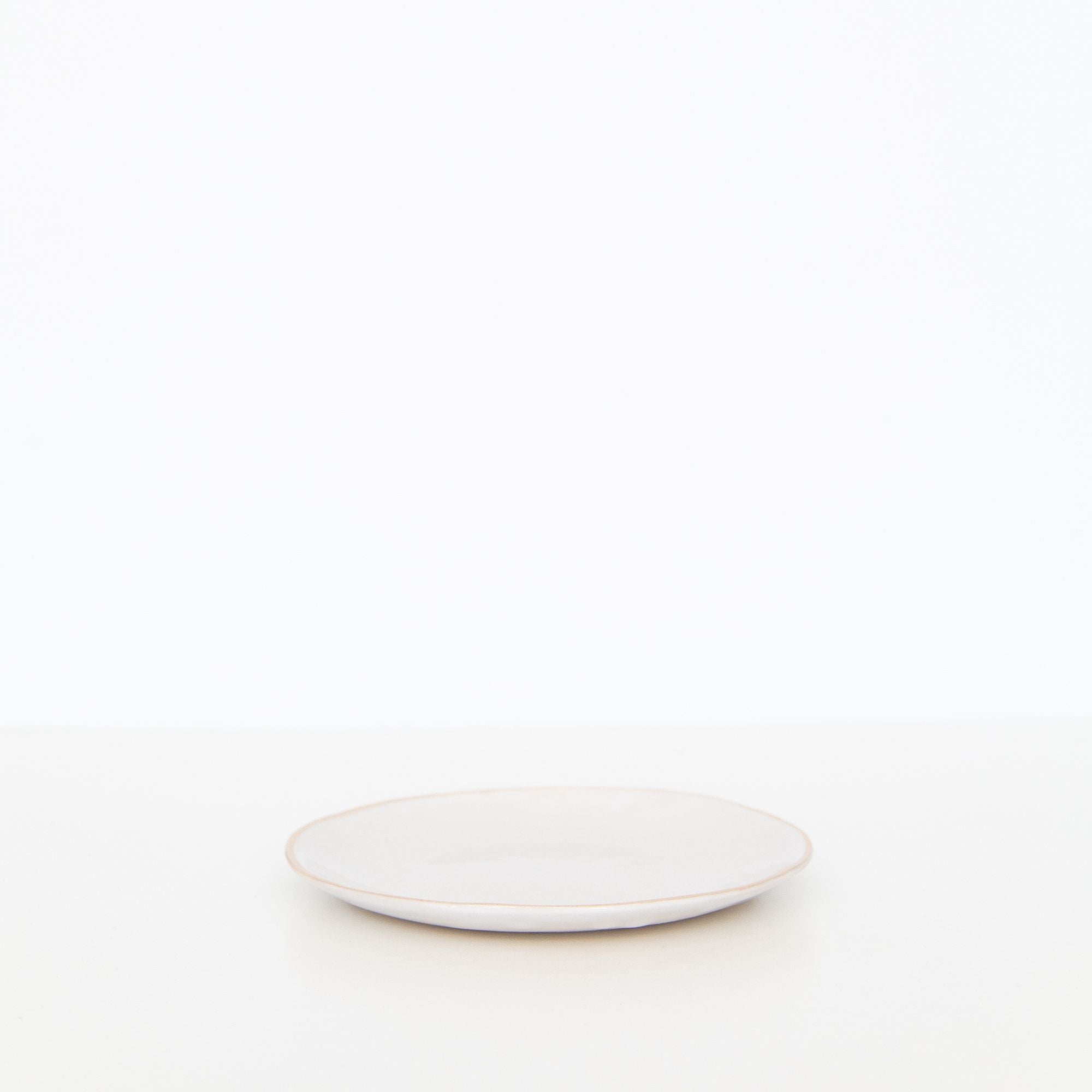 Side Plate in Beach Sand White, from Wonki Ware