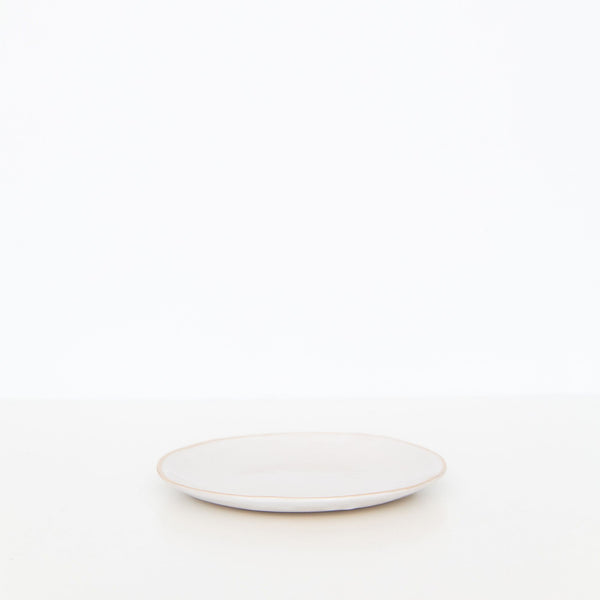 Side Plate in Beach Sand White, from Wonki Ware