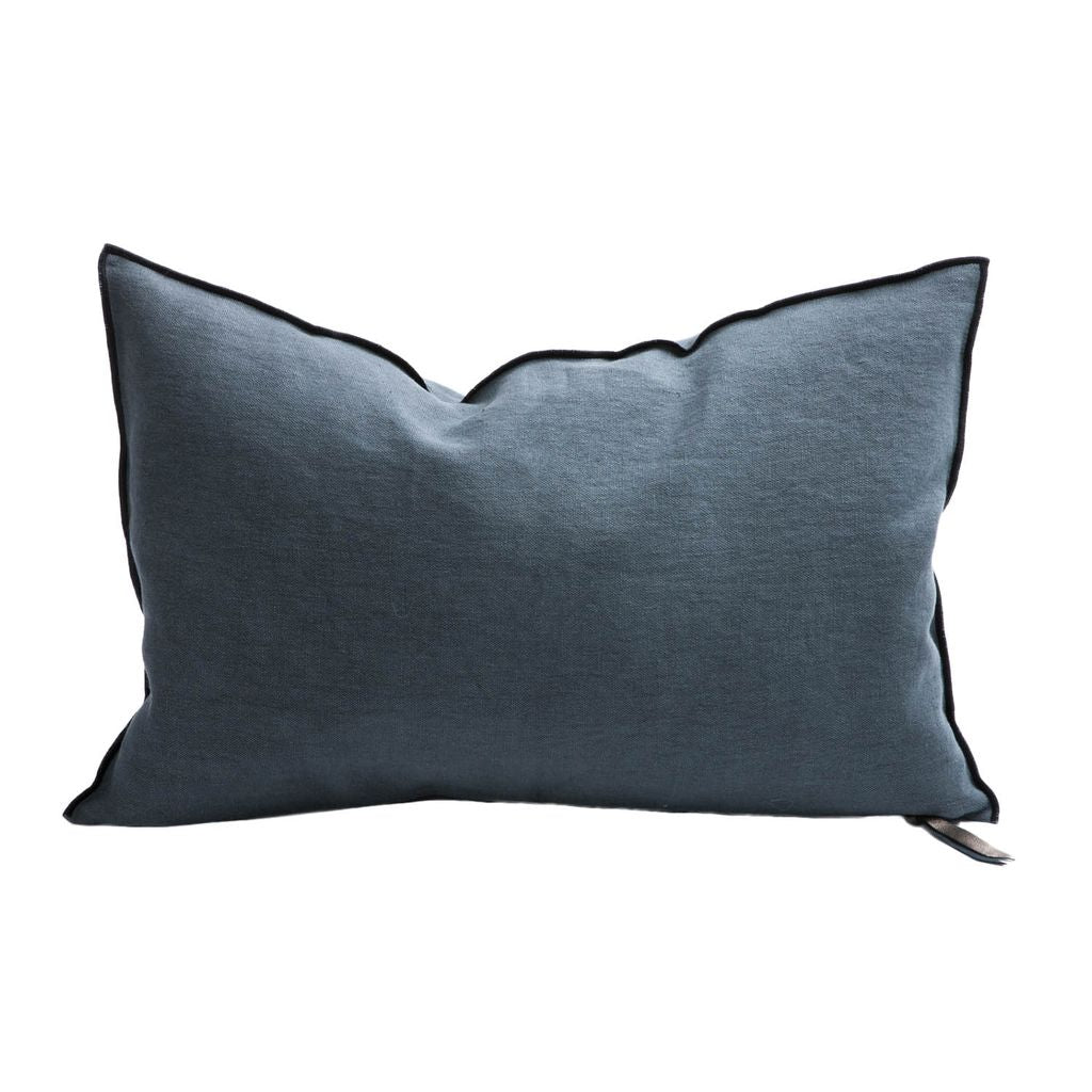Stone Washed Encre Pillow 16x24, from Maison De Vacances