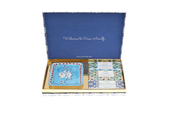 Blue Maiolica Gift Box, from Casa Amalfi