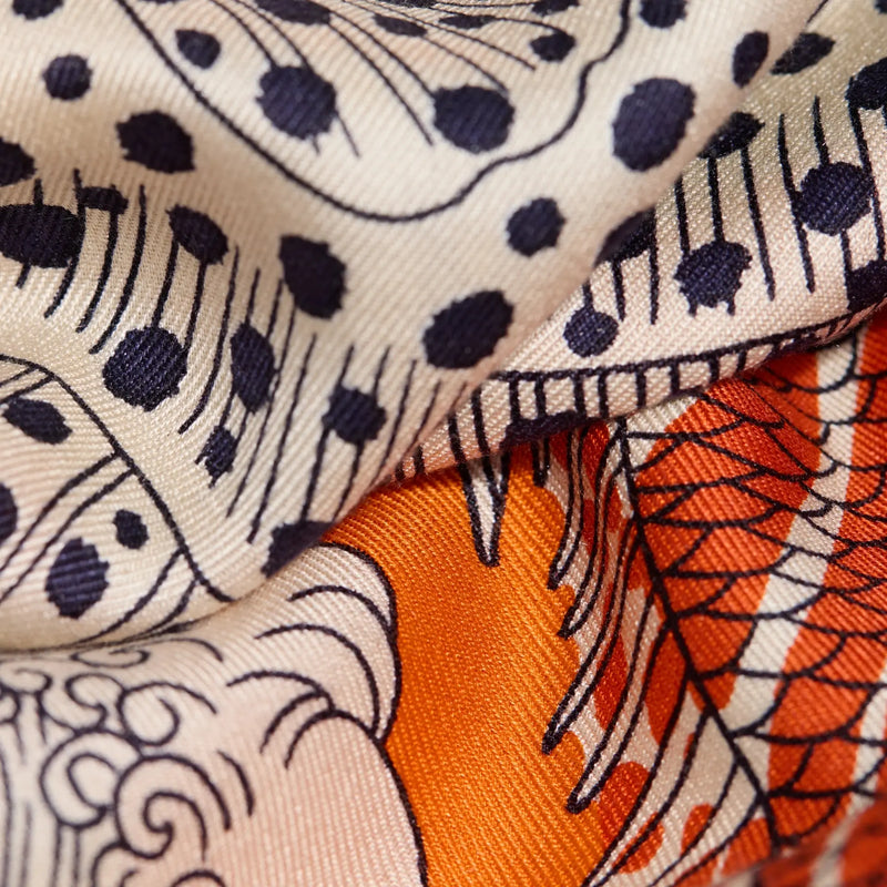 Poseidon Scarf in Orange, from Inoui Editions