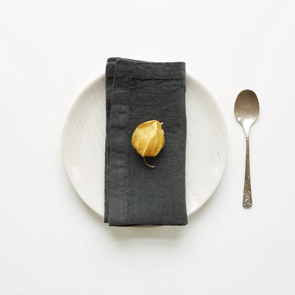 Forest Green Linen Napkins Set of 2, from Linen Tales