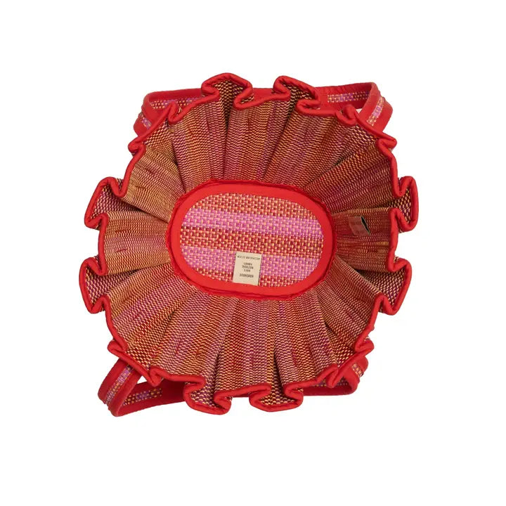 Mini Tropez Tote Bag - Love Heart in Tangerine, from Lorna Murray