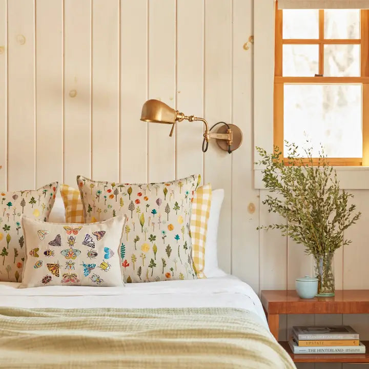 Garden Pattern Pillow, from Coral and Tusk