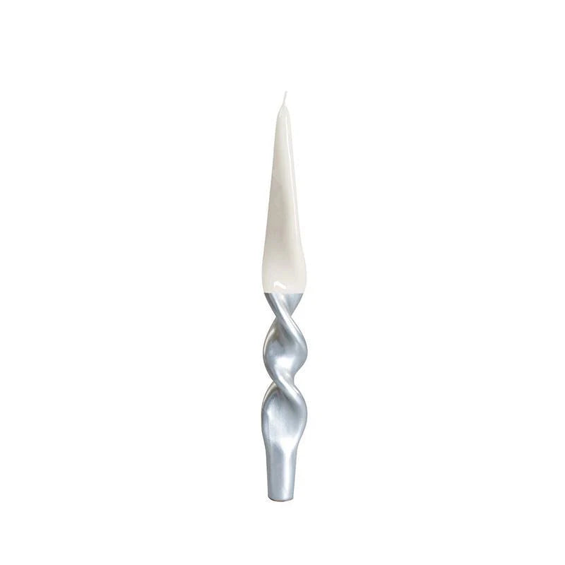 Set of 2 Spiral Candles, from Graziani