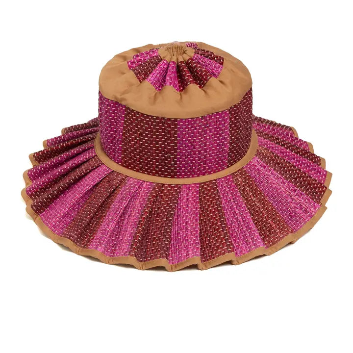 Island Capri Maxi Hat in Caramel, from Lorna Murray