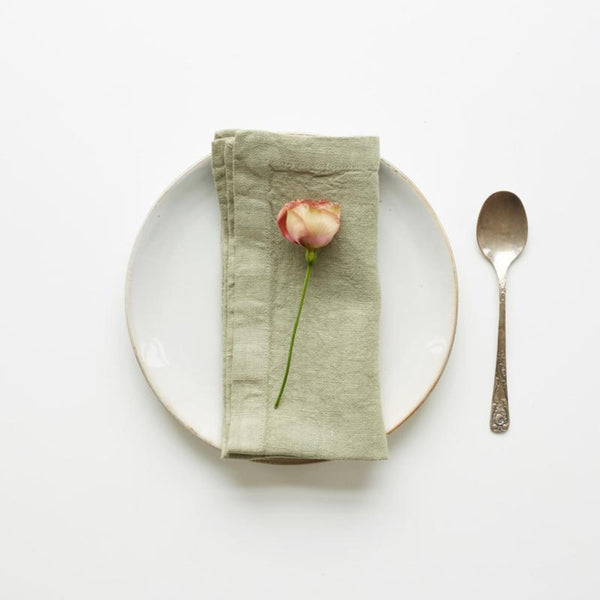 Sage Linen Napkins Set of 2, from Linen Tales