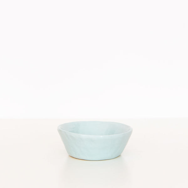 Swimmer Oval Dish in Blue and Orange, from Gemma Orkin Ceramics