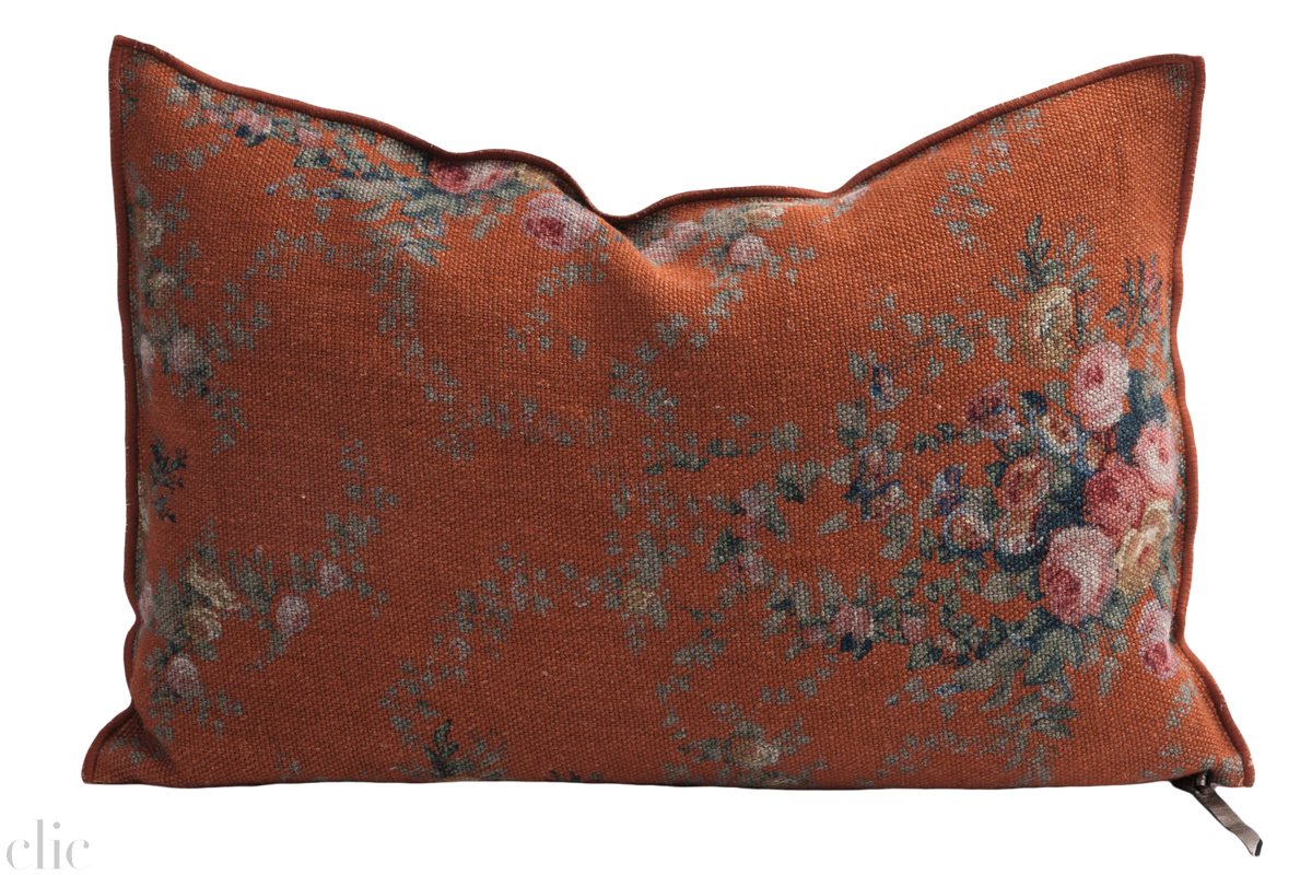 Wabi Sabi Pompadour  16"x24" in Henne, from Maison De Vacances
