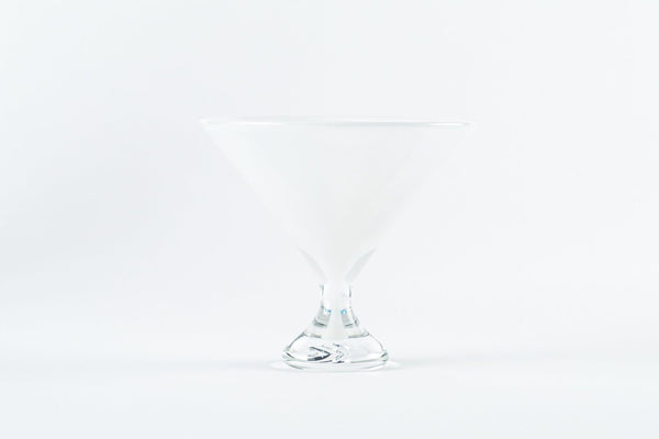 Footed Martini Glass in Alabaster, from Tyler Barry
