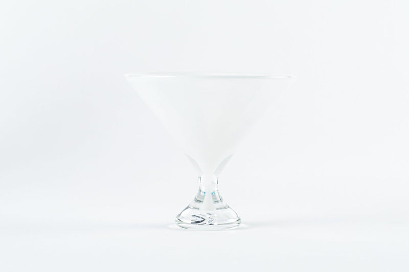Footed Martini Glass in Alabaster, from Tyler Barry