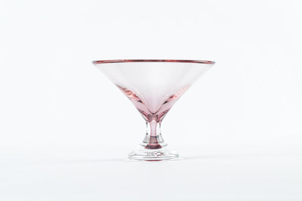 Footed Martini Glass in Mauve, from Tyler Barry
