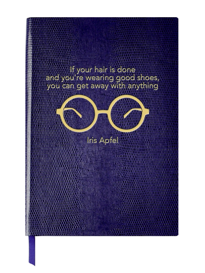 A5 Iris Apfel Notebook, from Sloan Station