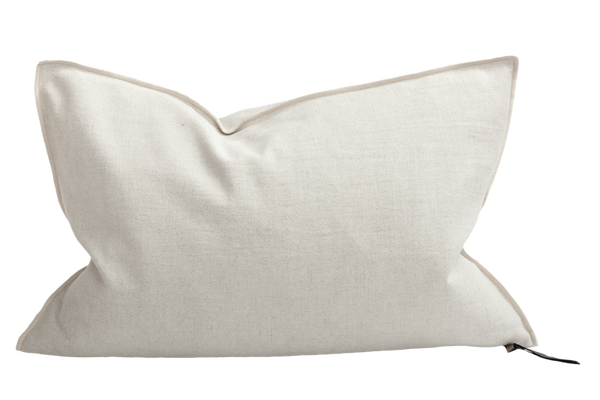 Canvas Metis Upcycled Pillow 40x60 in Creme, from Maison de Vacances