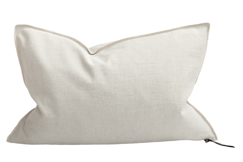 Canvas Metis Upcycled Pillow 40x60 in Creme, from Maison de Vacances