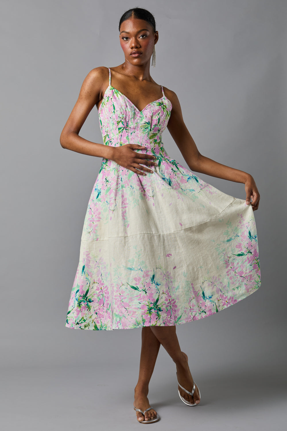 Full Slip Dress in Lilac Laburnum, from Hope for Flowers