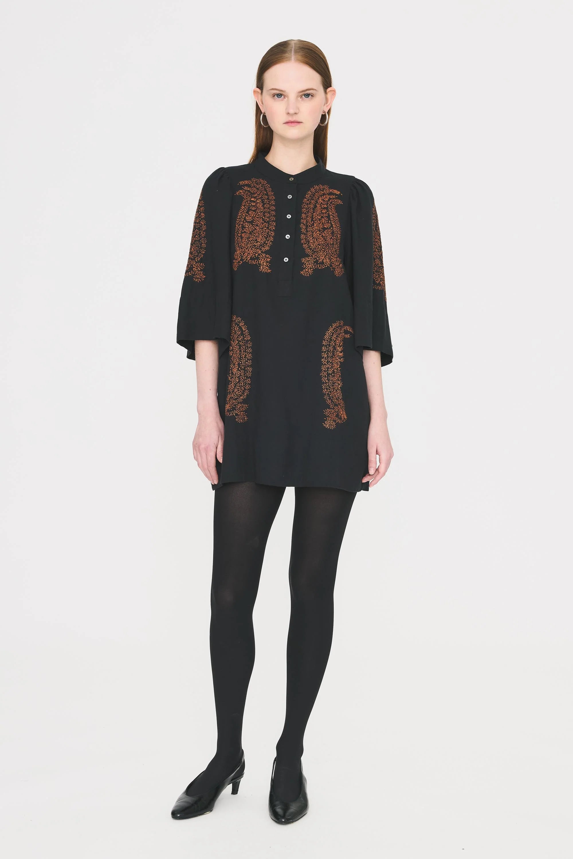 Alana Mini Dress in Black, from Antik Batik