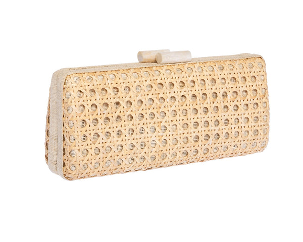 Alessandra Long Clutch in Natural & Ivory, Rafé New York