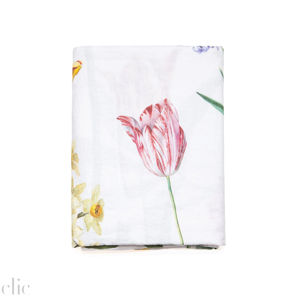 Early Flowers Tablecloth in White, from Linoroom