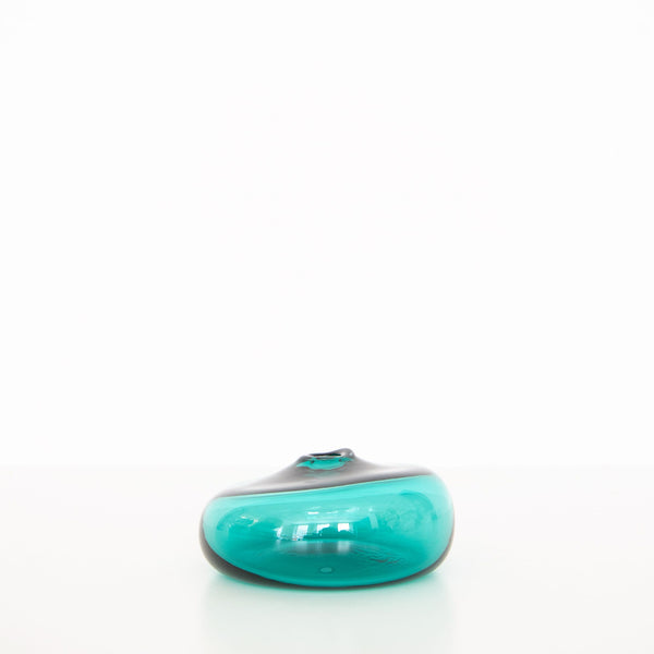 Big Gem Low Vase in Lagoon, from Gary Bodker