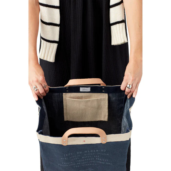 Ojai Market Bag in Navy, from Apolis