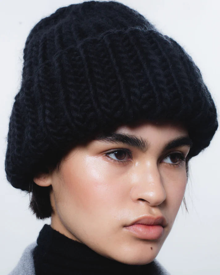 Ribble Beanie in Black, from Mr. Mittens