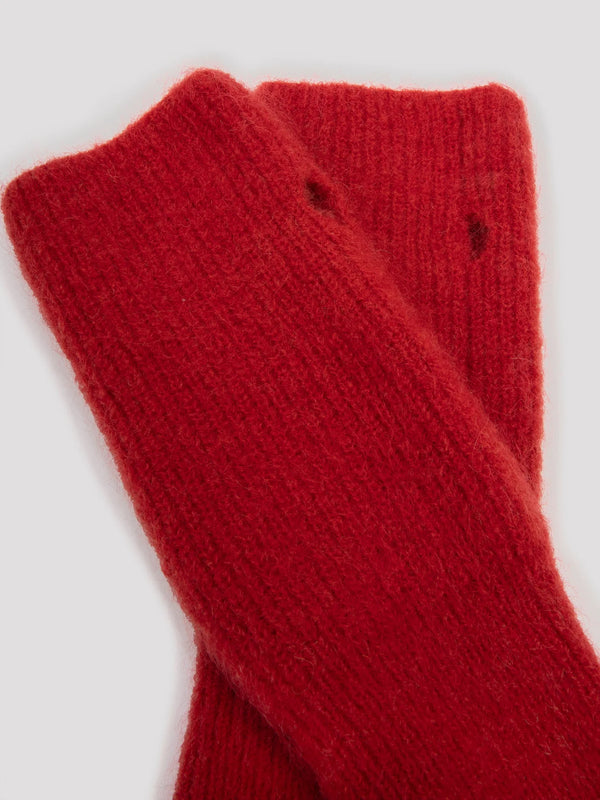 Mokid Hand and Arm Warmer in Red, from Rue Blanche