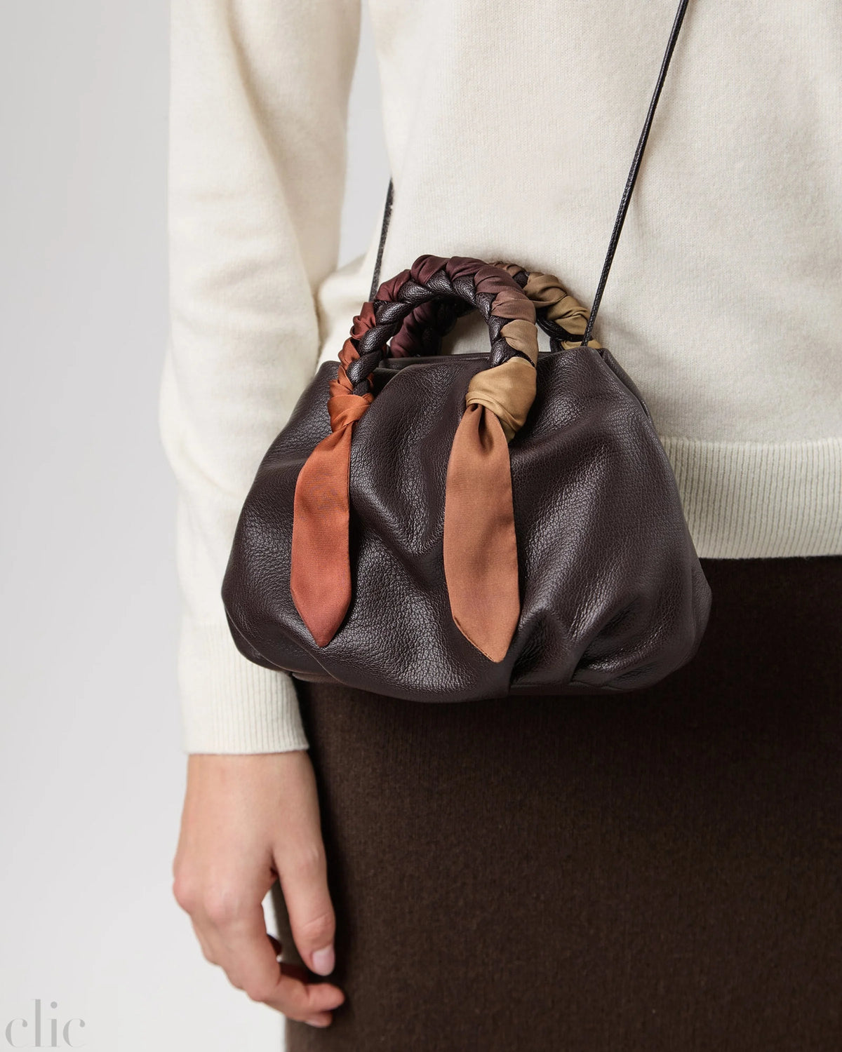 Bombon Foulard Bag in Ebony, from Hereu