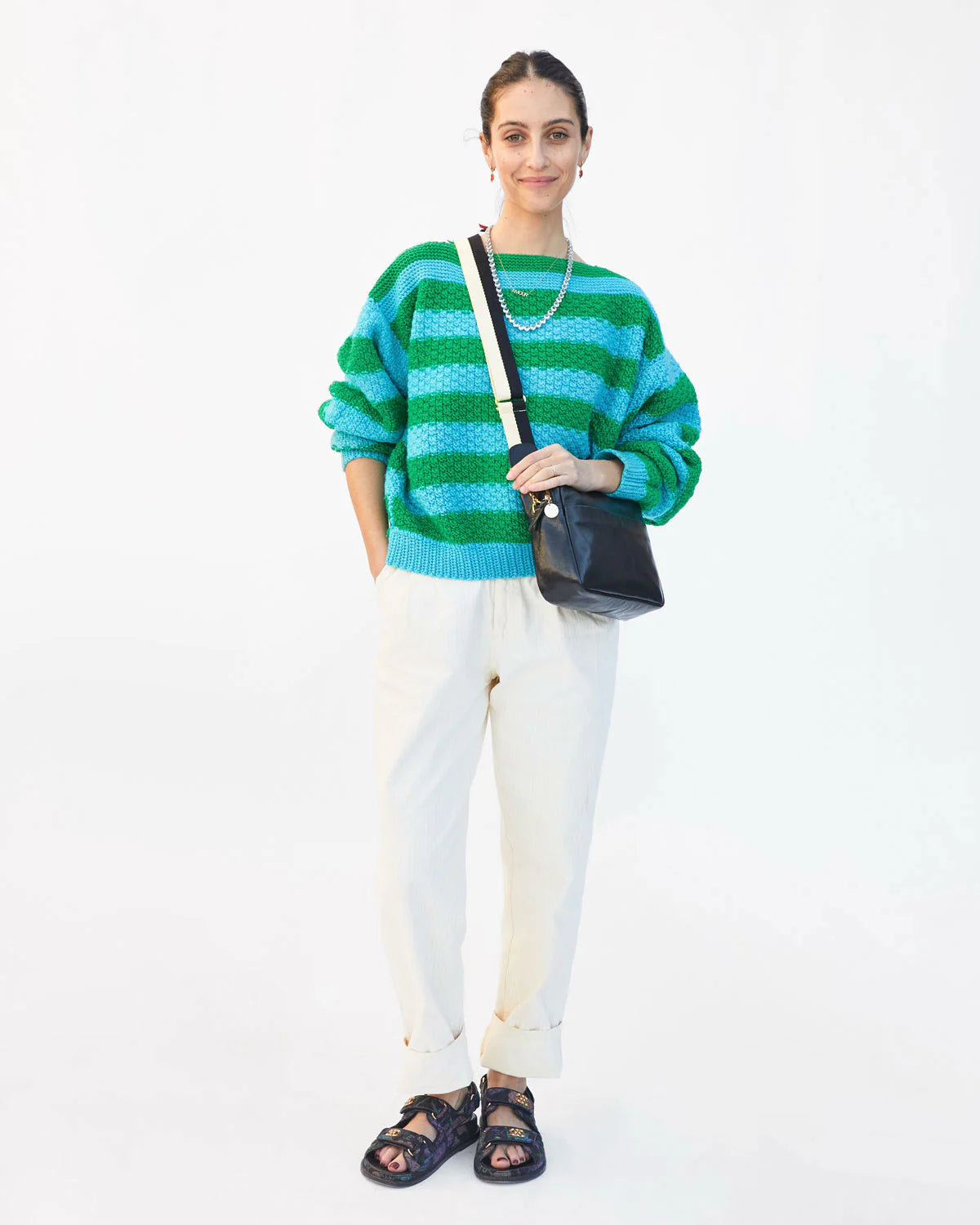 Crossbody Cotten Webbing Strap, from Clare V