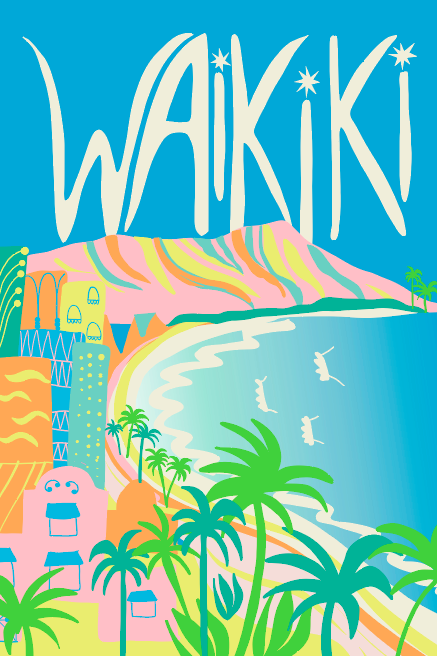 Aloha Love Waikiki by Daniella Manini