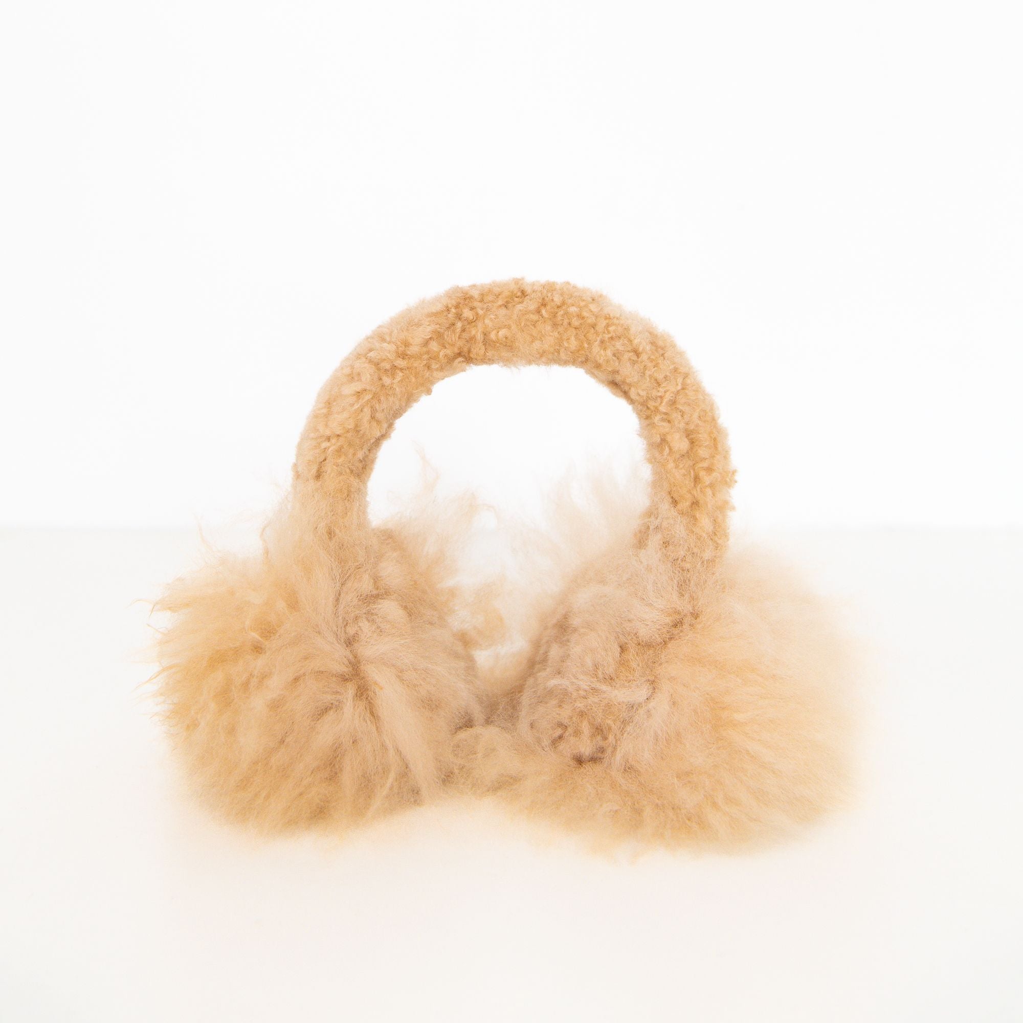 Alpaca Earmuffs in Beige, from Inspired Peru