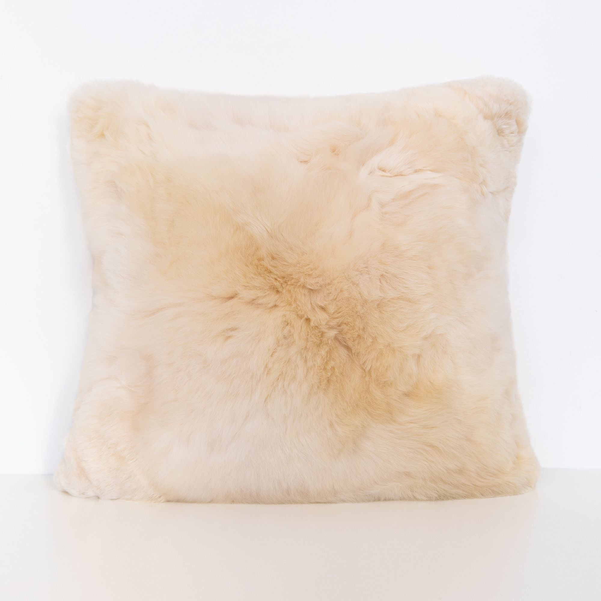 Alpaca Pillow in Crema, from Intiearth