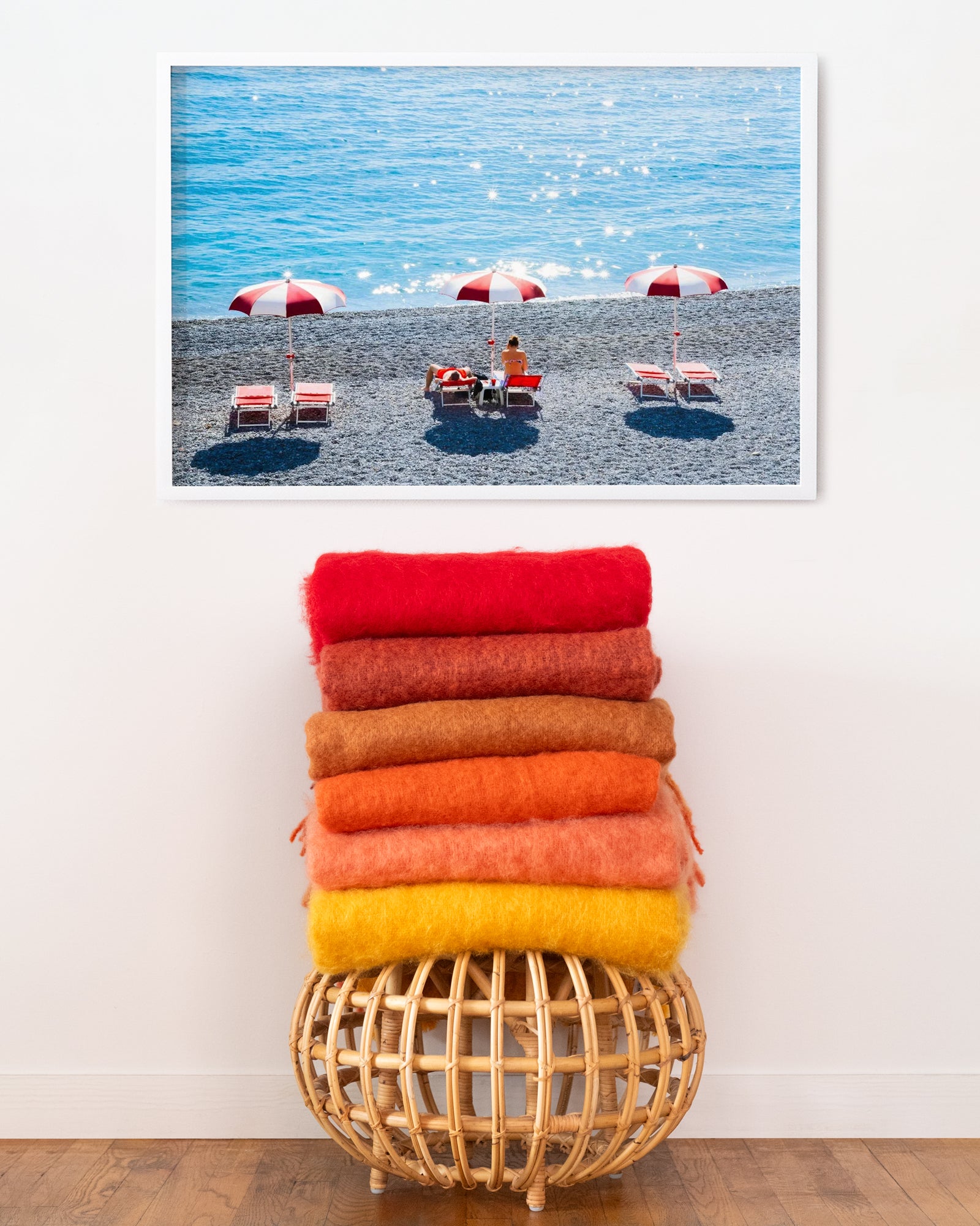 Amalfi Beach Umbrellas by Juliette Charvet
